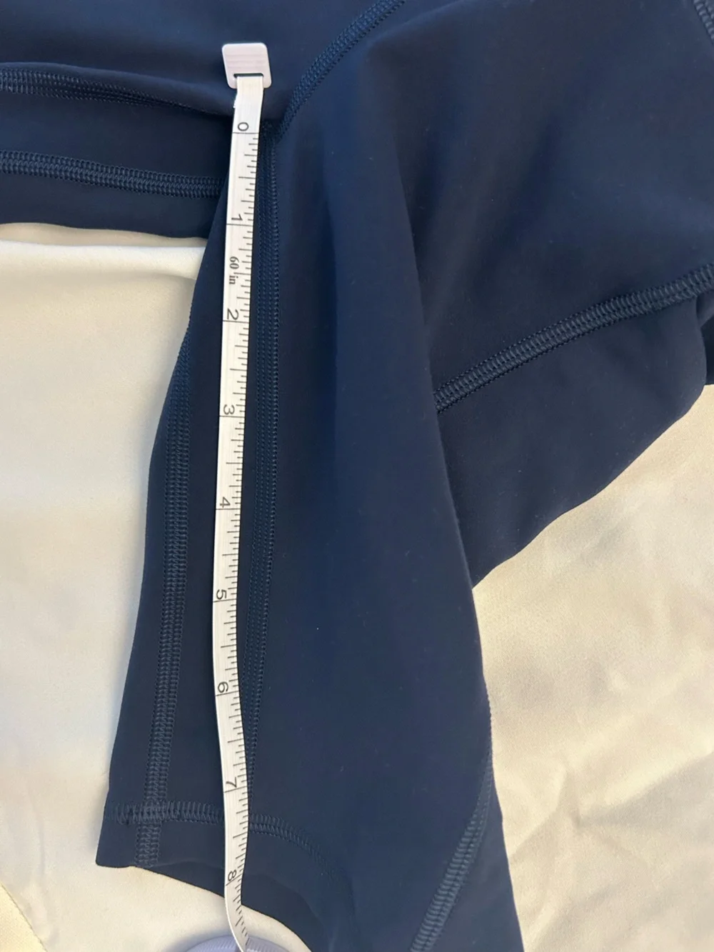 Lululemon High-Rise Navy Shorts with Pockets 8 inches - Picture 4 of 4